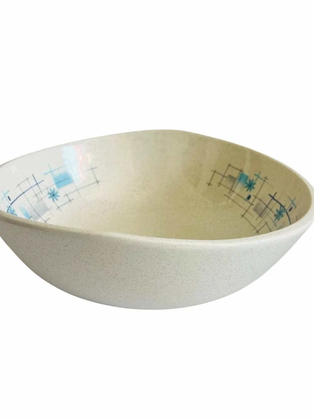 Franciscan Oasis Large Severing Bowl Salad 12” Diameter Mid Century Modern